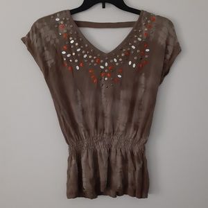 Cache Embellished Top